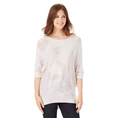Phase Eight Butterfly Print Becca Batwing Jumper